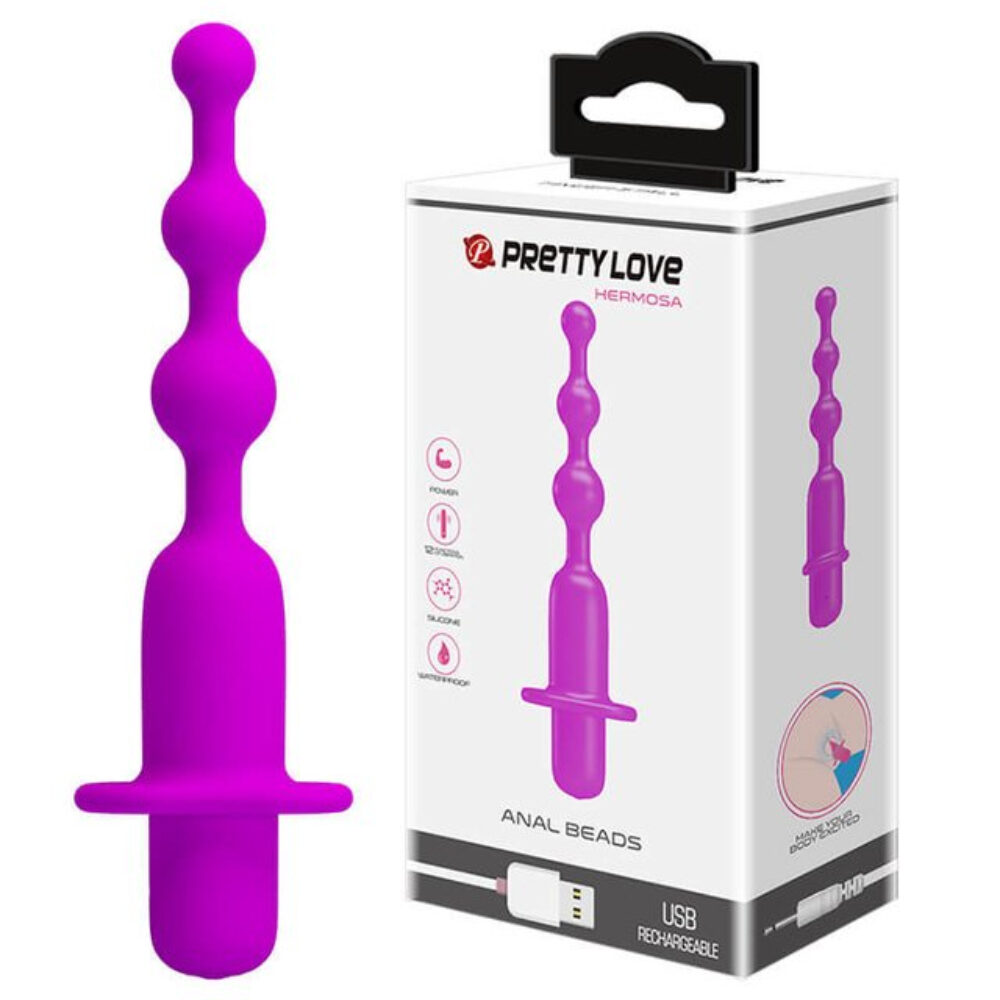 Vibrador Dilatador Anal Hermosa Recargable Premium