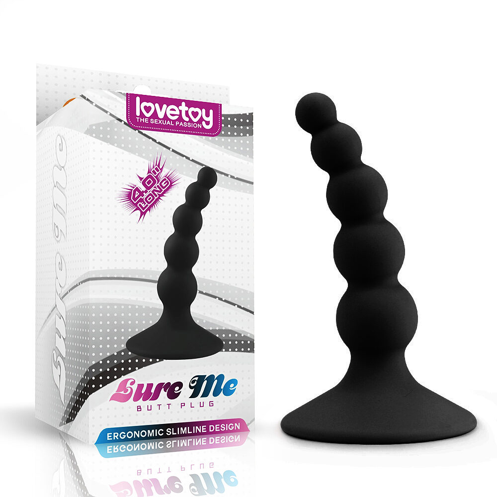 Plug anal LureMe con ventosa 10,5x2,5cm