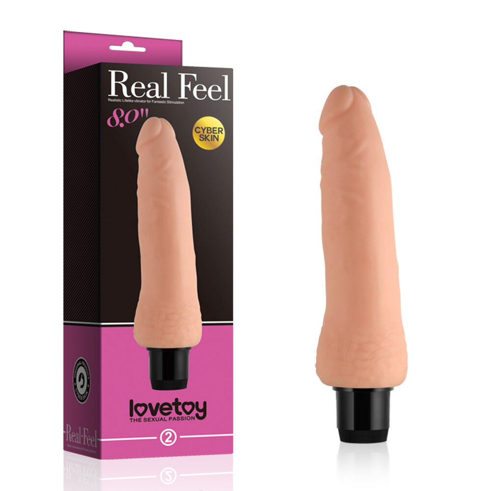 Vibrador Real Feel Cyberskin De 20 CM