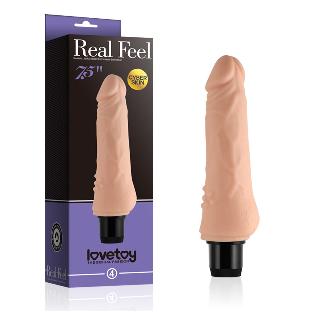 Vibrador Real Feel Cyberskin De 19 CM