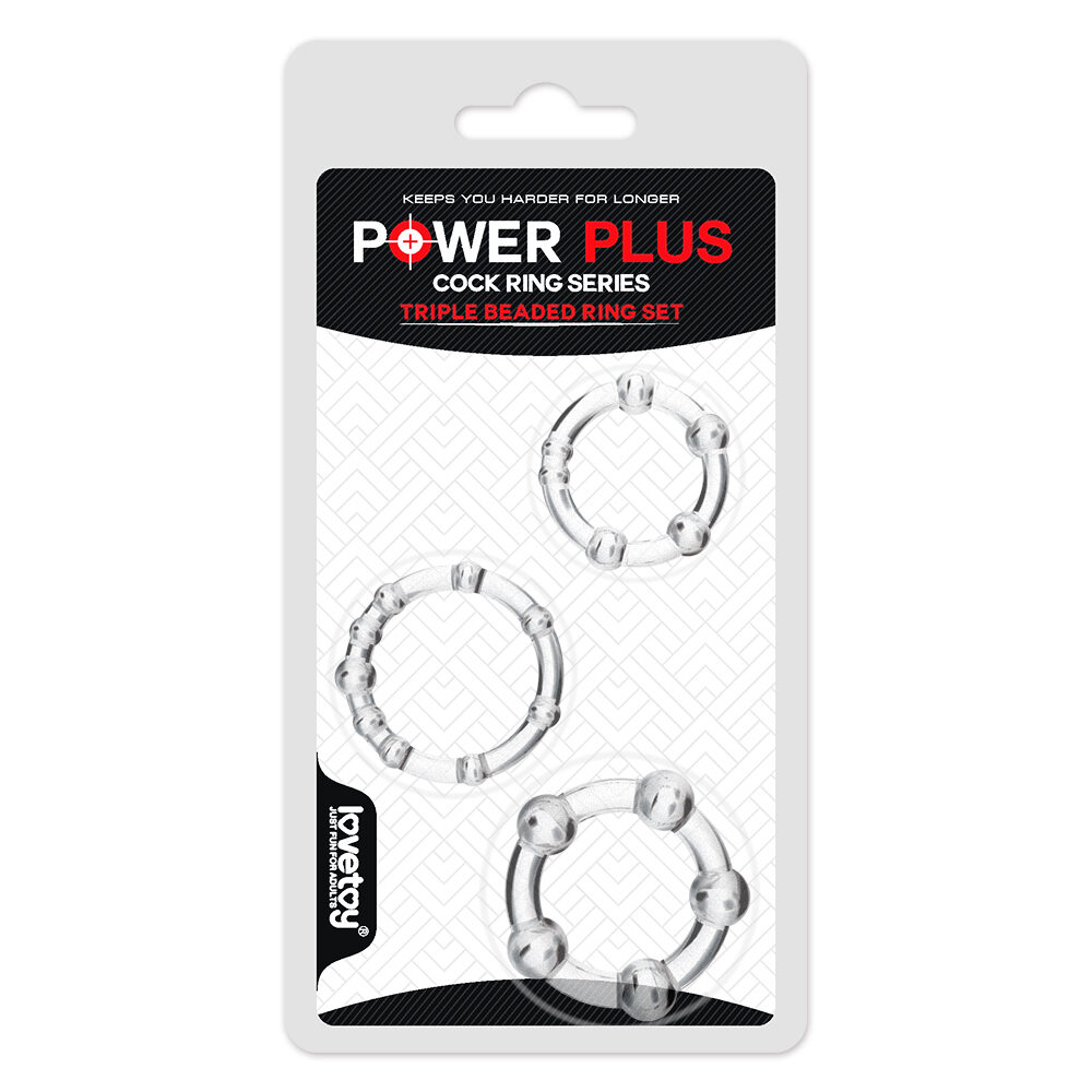 Anillos Erectores Power Plus con Perlas Pro