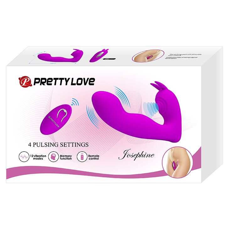 Vibrador Succionador Josephine con Control Remoto