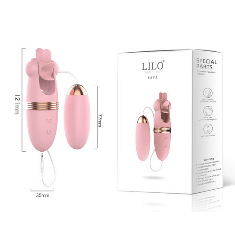 LILO Vibrador premium con Huevo Rosado