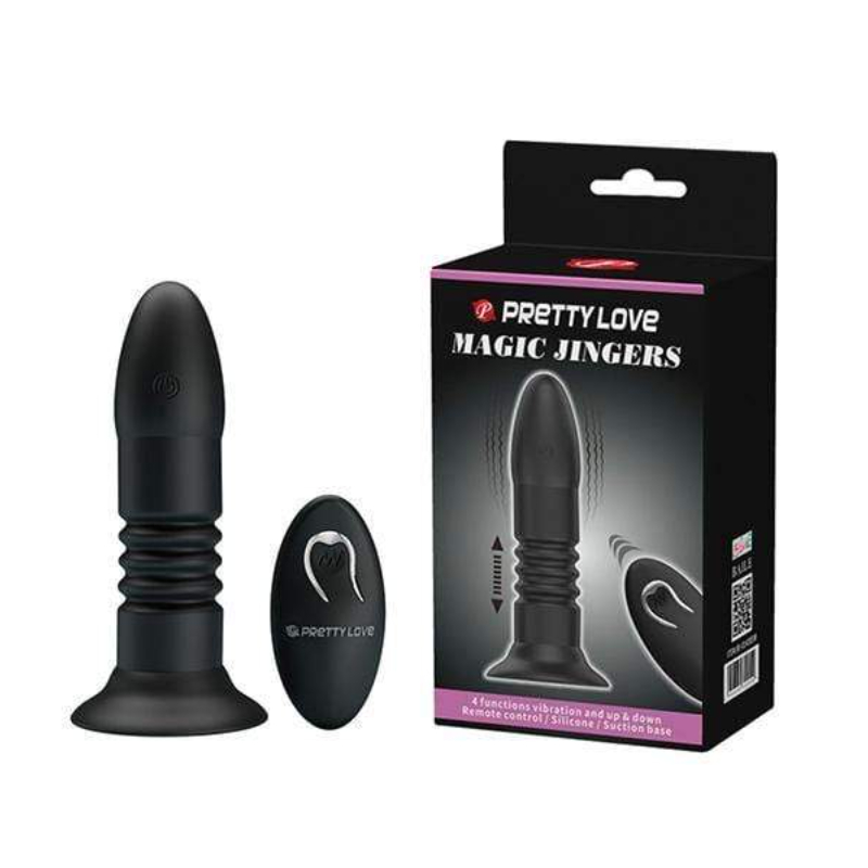 Plug Anal Premium Magic Jingers Pulsador y Recargable