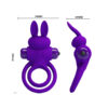 Anillo Doble con Vibrador de clitoris Anillo Doble con Vibrador de clitoris