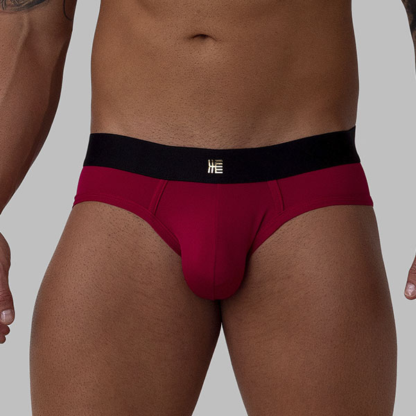 BRIEF ROJO VINO