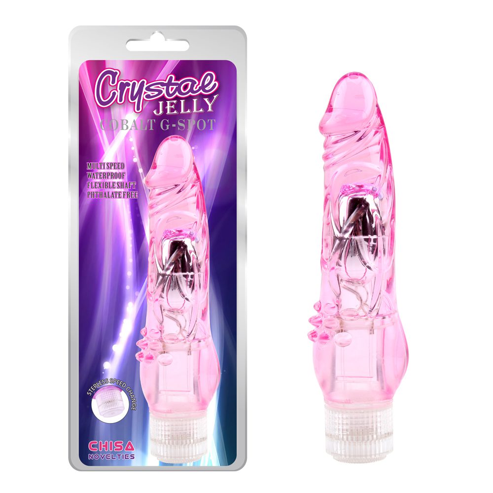 Consolador vibrador G-Spot CrystalJelly CHISA