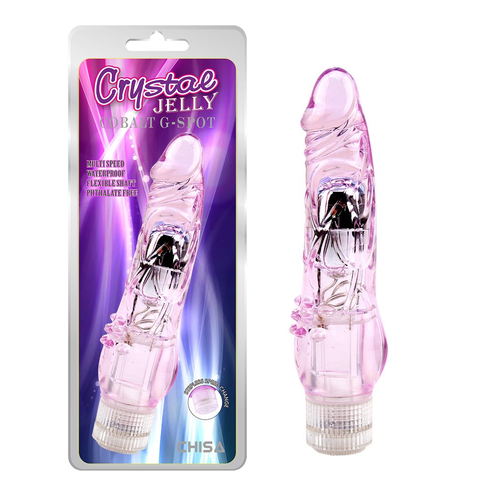 Consolador vibrador G-Spot CrystalJelly CHISA